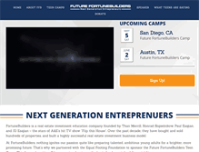 Tablet Screenshot of futurefortunebuilders.com